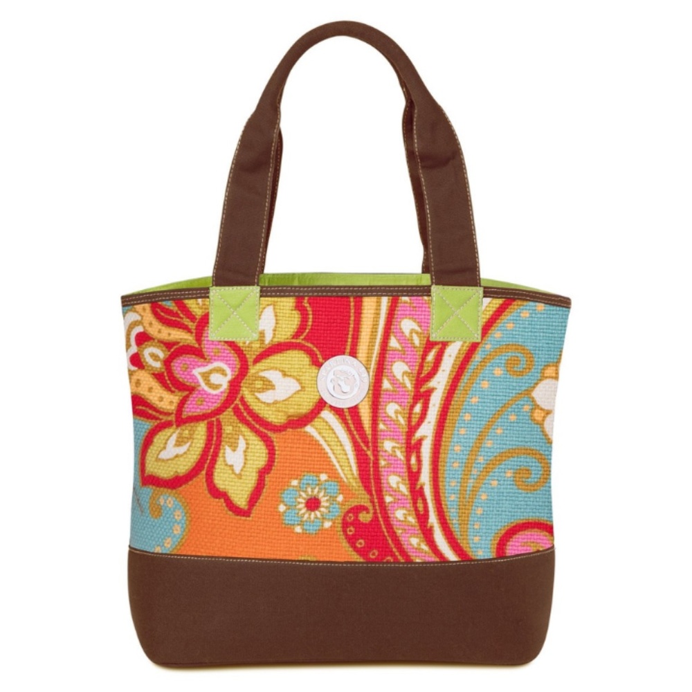NWOT- Spartina 449 | Red & Brown Fiddler's Cove Seabreeze Tote